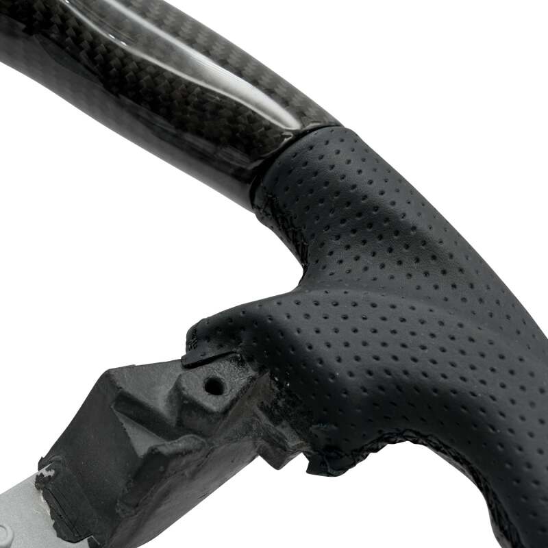 NRG 12-23 Toyota Tacoma OEM Plus Carbon Fiber Steering Wheel w/ Black Stitch & Red Center Mark thumbnail 4
