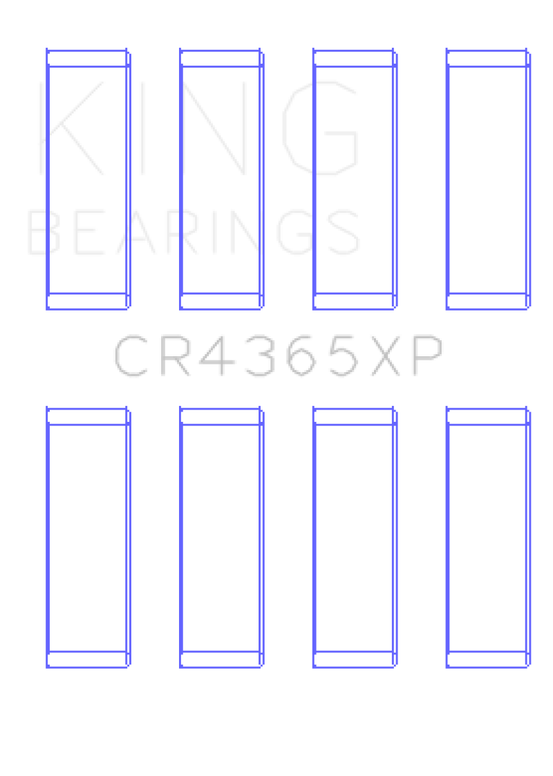 King Engine Bearings Ford Zetec S/Ecoboost1.6 (Size STDX) Connecting Rod Bearing Set thumbnail 2