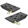 RockJock Jeep CJ Front HD Leaf Spring Plates w/ Shock Mounts For 2in Springs thumbnail 4