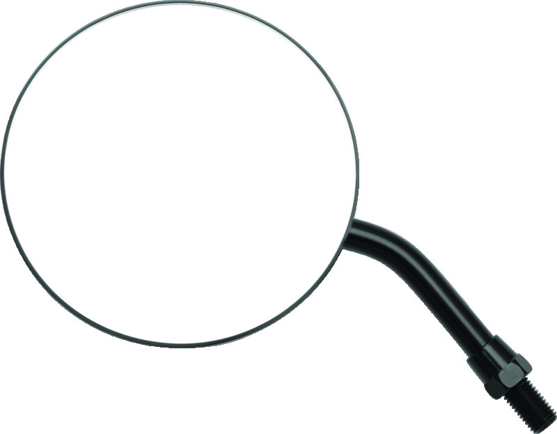 BikeMaster 4in Adjustable Round Mirror 10mm - Each - Black thumbnail 4