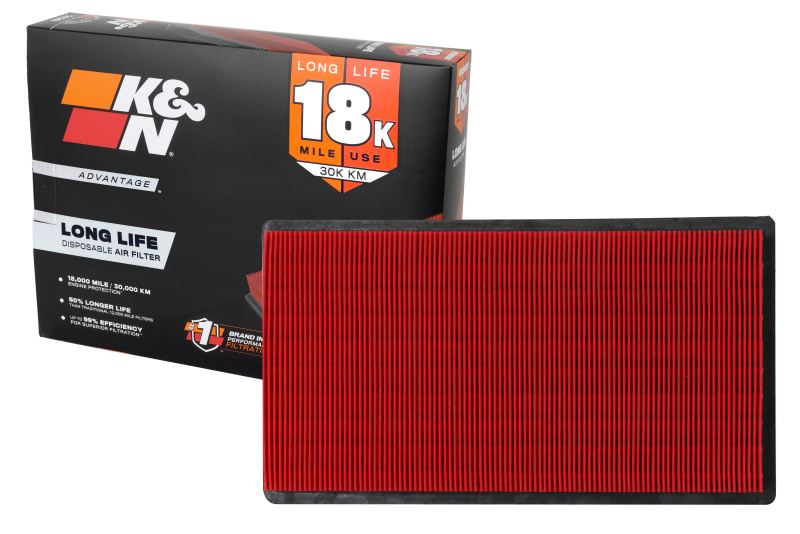 K&N 07-10 Ford Edge / 08-09 Ford Taurus / 07-09 Lincoln MKZ/MKX Advantage Air Filter thumbnail 2