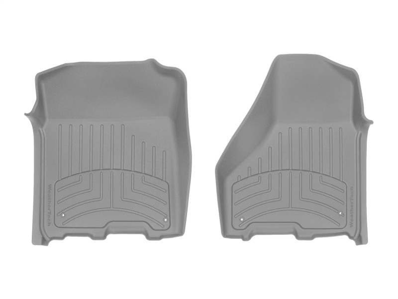 WeatherTech 12-18 Dodge Ram 1500 Crew Cab / Extended Cab Front FloorLiner HP - Grey
