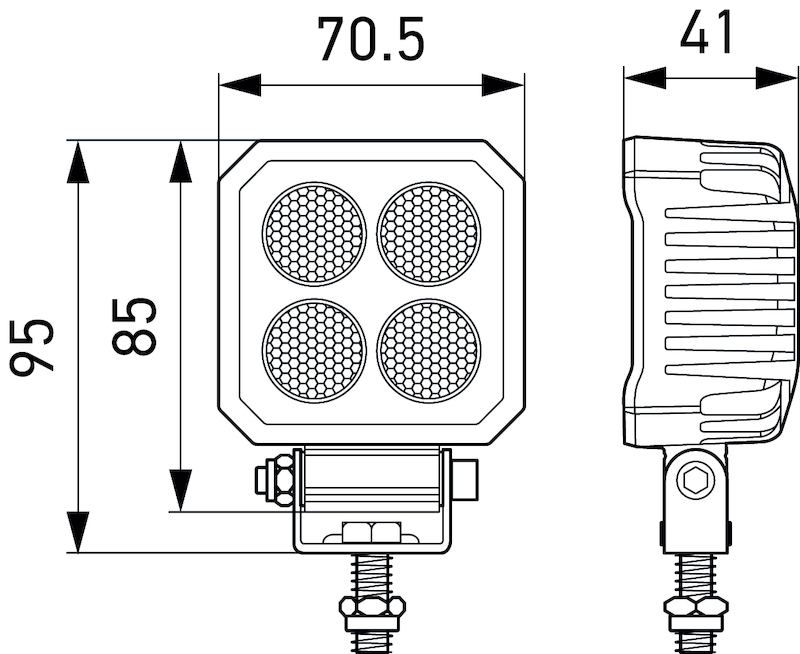 Hella ValueFit LED Work Light TS1700 LED MV CR LT thumbnail 7
