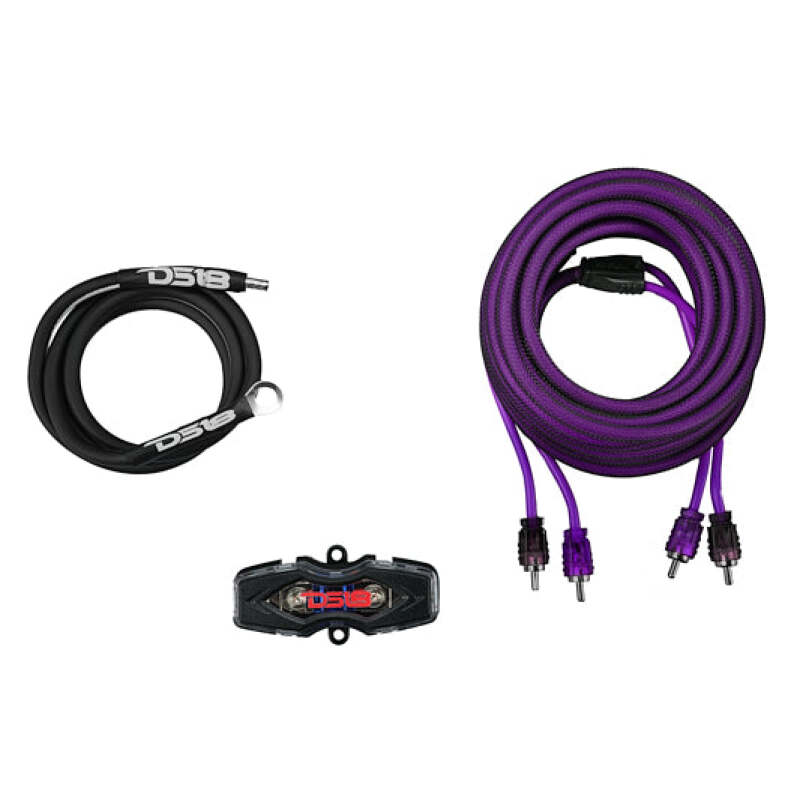 DS18 8-GA Amplifier Install Kit Advance- Purple thumbnail 5