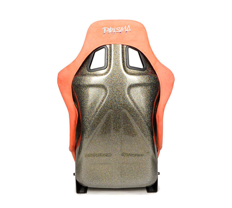 NRG FRP Bucket Seat ULTRA Edition W/ Grey Pearlized Back / Peach Microfiber Material - Large thumbnail 8
