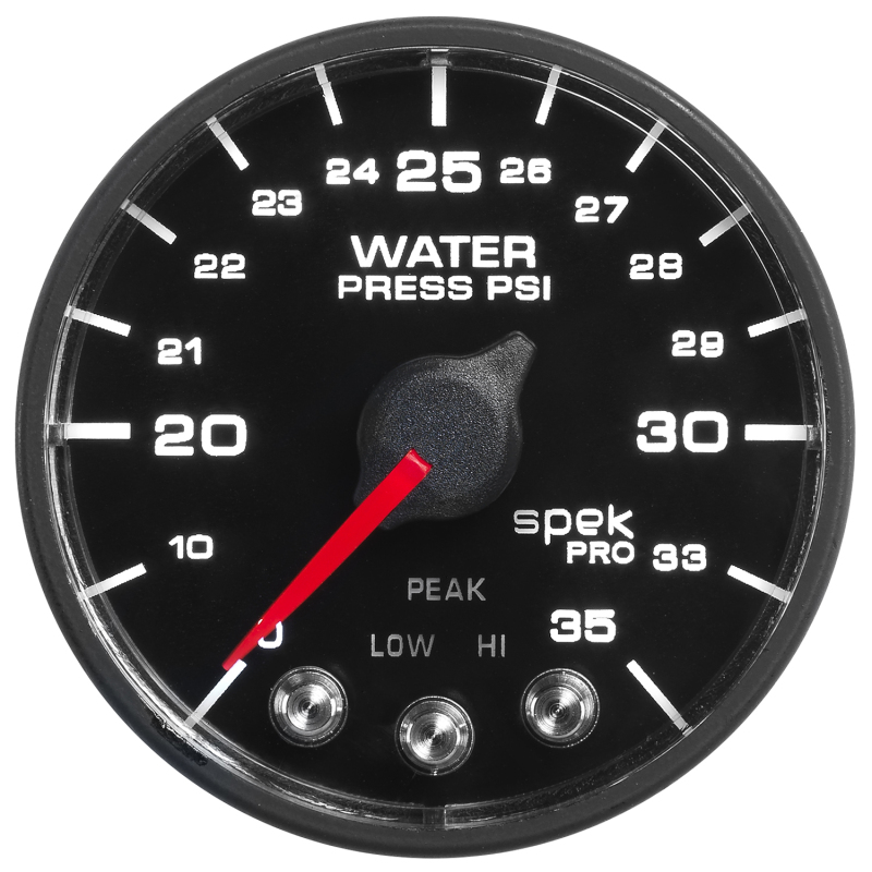 Autometer Spek-Pro - Nascar 2-1/16in Water Press 0- 35 psi Bfb Sp thumbnail 8