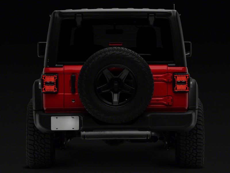 Raxiom 18-23 Jeep Wrangler JL Axial Series Linear LED Tail Lights- Black Housing (Smoked Lens) thumbnail 9