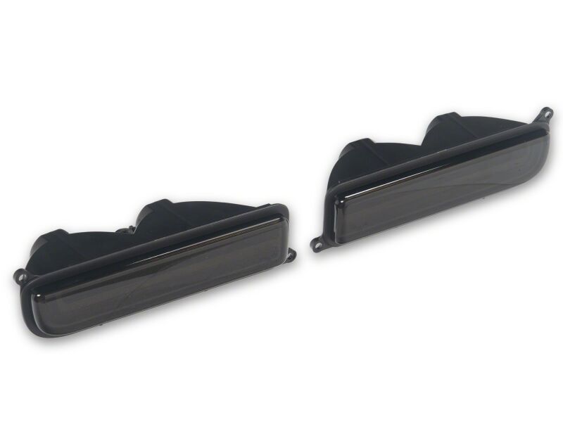 Raxiom 97-01 Jeep Cherokee XJ LED Front Corner Lights- Black Housing- Smoked Lens thumbnail 4