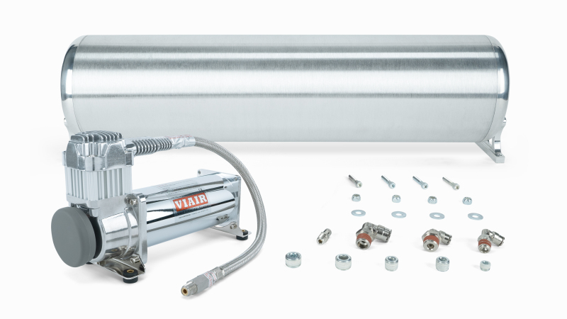 24in. FLO Tank w/Viair 444c Compressor
24" FLO Tank w/ Viair 444c Compressor