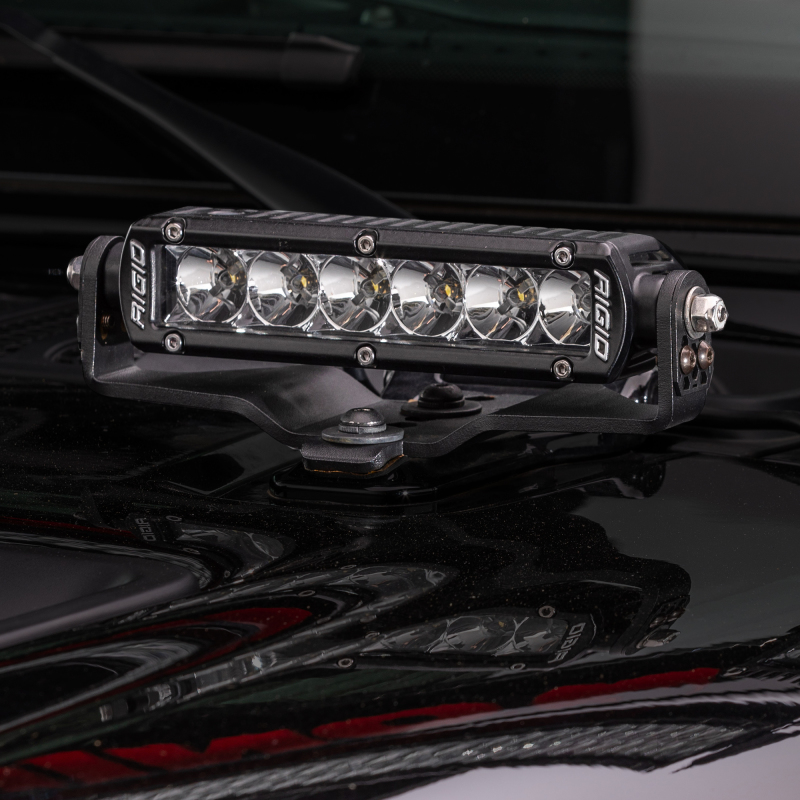 Go Rhino 18-20 Jeep Wrangler JL/JLU/Gladiator JT Light Mount - Two 6in Single Row thumbnail 6