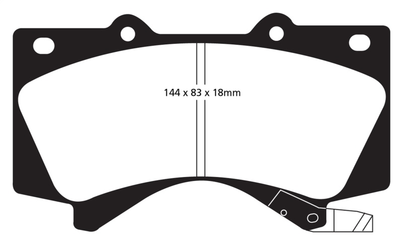 EBC S3 Brake Pad and Rotor Kit (1x ebcDP61815, 1x ebcGD7435) thumbnail 4