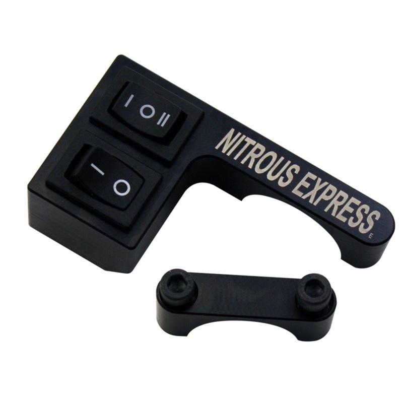 Nitrous Express Handle Bar Switch Mount (7/8in Bar and Switches Off to Left Side)
MotorcycleHandleSw
Handle Bar Mount