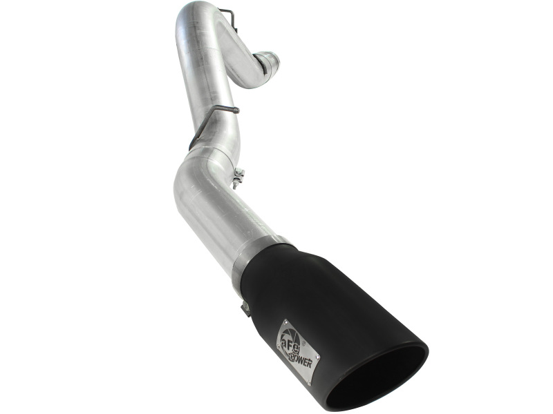 aFe Atlas Exhaust 5in DPF-Back Al Steel 11-13 GM Diesel Trucks V8-6.6L (td) LML (Blk Tip) thumbnail 2