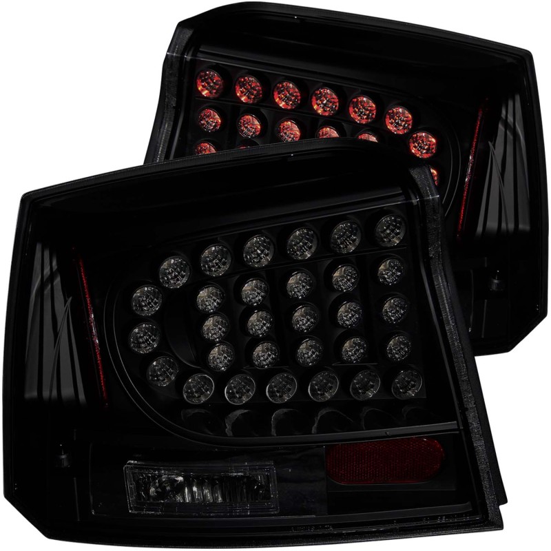ANZO 2006-2008 Dodge Charger LED Taillights Dark Smoke thumbnail 6