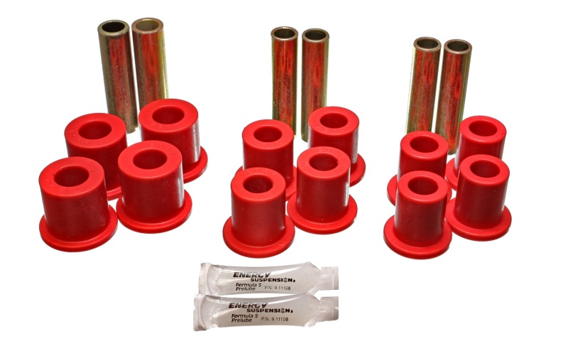 Energy Suspension Ford 4 Wd Front Spring Bushing Set - Red thumbnail 4