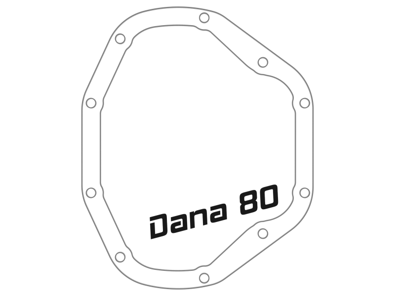 aFe Rear Differential Cover (Raw; Street Series); Dodge Diesel Trucks 94-02 L6-5.9L (td) thumbnail 4