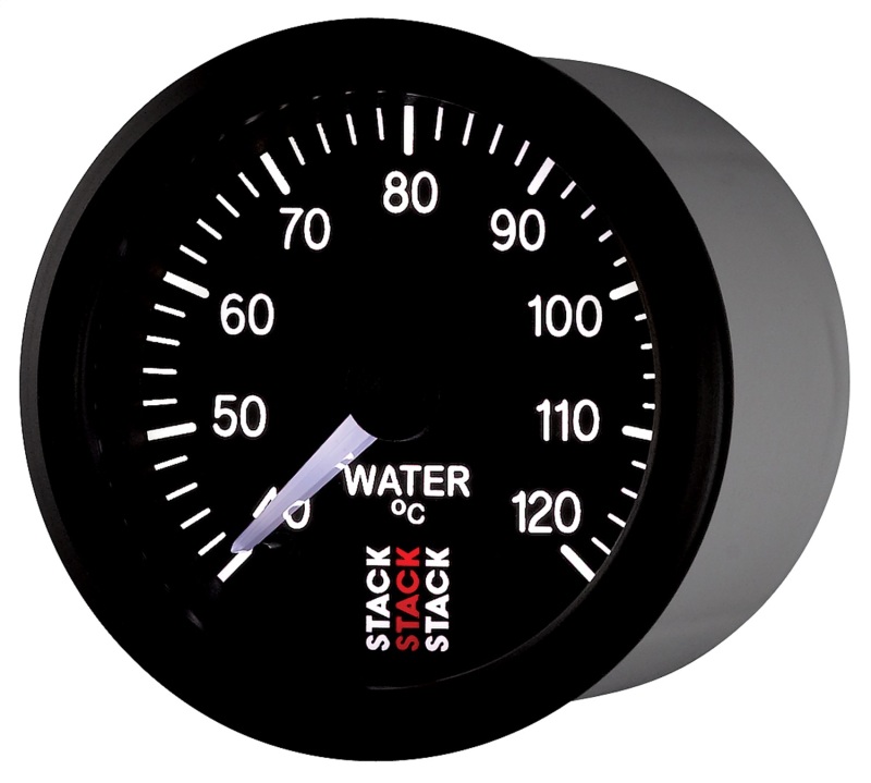 Autometer Stack 52mm 40-120 Deg C 1/8in NPTF Male Pro Stepper Motor Water Temp Gauge - Black thumbnail 8