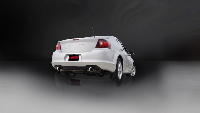 Corsa 2011-2014 Chrysler 200/Dodge Avenger V6 Polished Sport Cat-Back Exhaust thumbnail 4