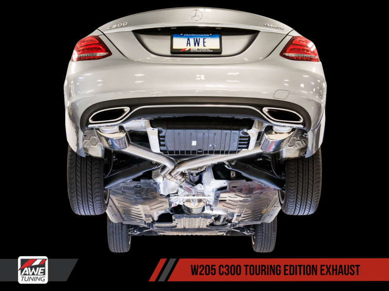 AWE Tuning Mercedes-Benz W205 C300 Touring Edition Exhaust thumbnail 3