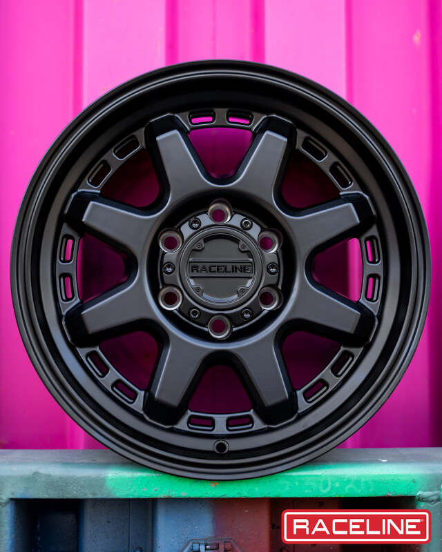 RACELINE 947 SCOUT 17X8.5 6X135 0MM SATIN BLACK WHEEL