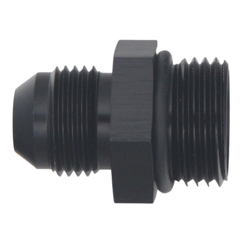 DeatschWerks 10AN ORB Male to 8AN Male Flare Adapter (Incl O-Ring) - Anodized Matte Black thumbnail 2