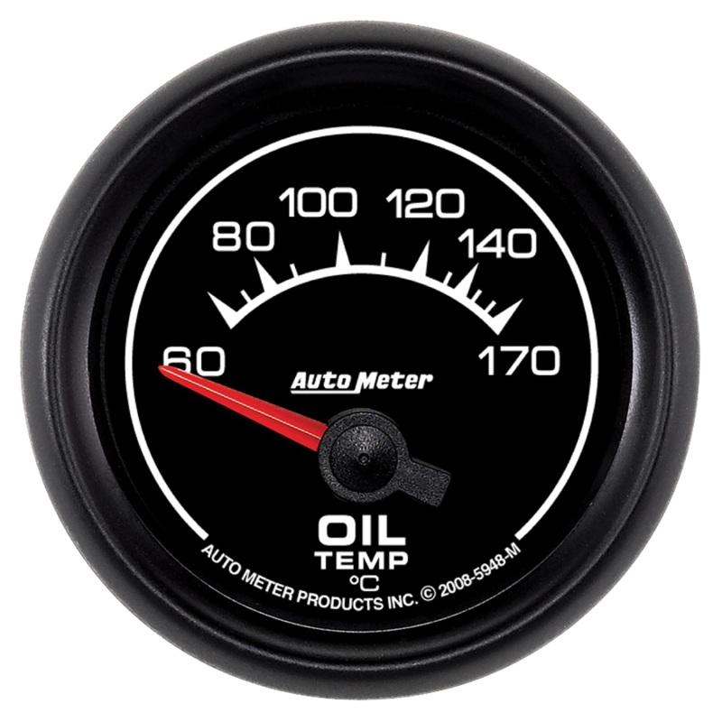 Autometer Gauge Oil Temp 2 1/16 in. 60-170C Electric ES thumbnail 5