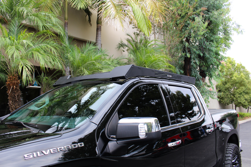 Go Rhino 19-23 Chevrolet/GMC Silverado/Sierra 1500 CC Ceros Low Profile Roof Rack - Tex. Blk thumbnail 2