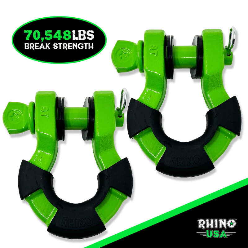 Rhino USA 8T Super Shackle 2-Pack (Green)
Tow Hook
