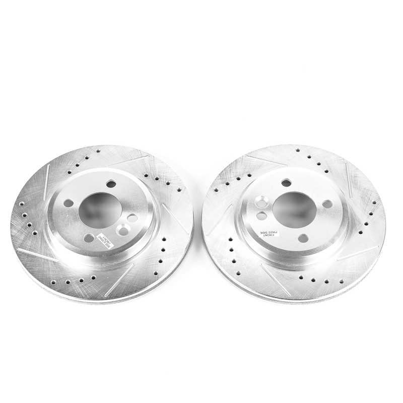 Power Stop 02-07 Mini Cooper Front Evolution Drilled & Slotted Rotors - Pair thumbnail 2