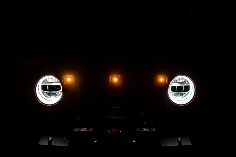 2018+ Jeep JL Grill Amber Marker Lights - Image 19