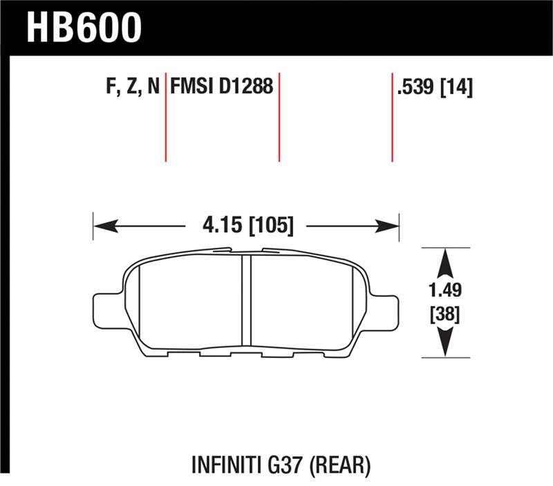 Hawk Performance HAWK HPS Brake Pad Sets