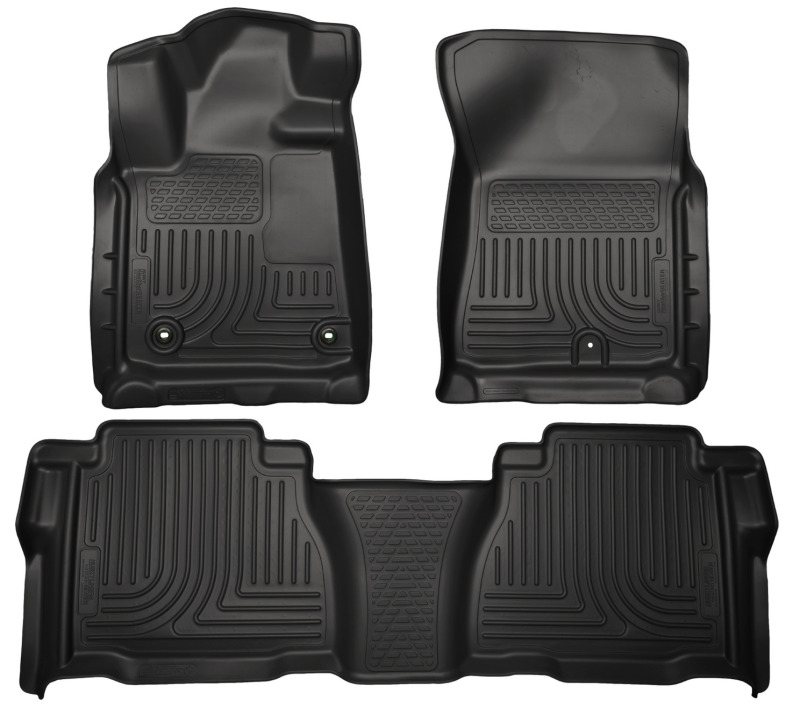 Husky Liners 12-13 Toyota Tundra Weatherbeater Black Front & 2nd Seat Floor Liners thumbnail 6