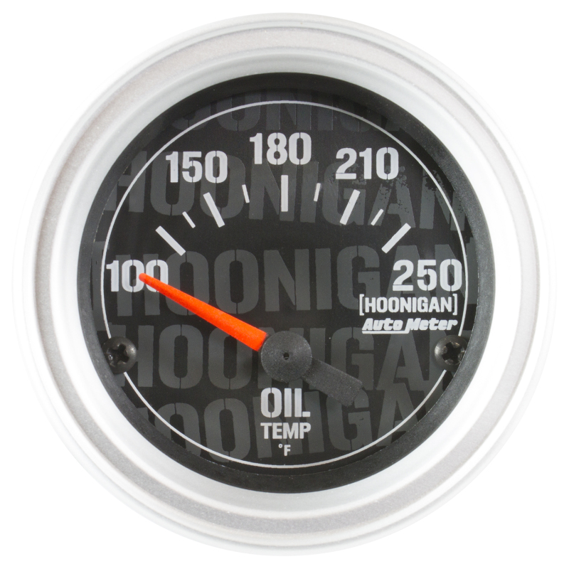Autometer Hoonigan 52mm 100-250 Deg F Full Electronic Oil Temp Gauge thumbnail 4