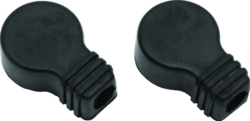 Kuryakyn Crankcase Breather Replacement Rubber Boots (Pair)