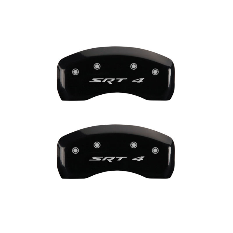MGP 4 Caliper Covers Engraved Front & Rear SRT4 Black finish silver ch thumbnail 9