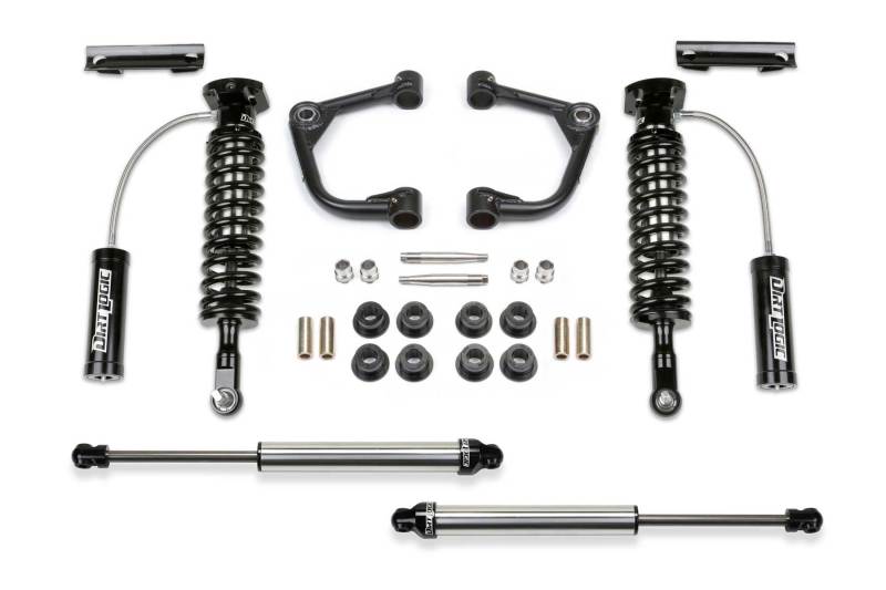 Fabtech 15-20 Ford F150 4WD 2in Uniball UCA Sys w/Dl 2.5 Resi & 2.25 (1x fabFTS22182, 1x fabFTS22253, 2x fabFTS811332)