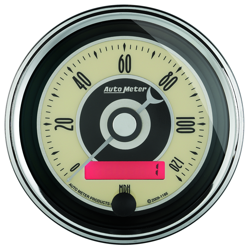 AutoMeter Gauge Speedometer 3-3/8in. 120MPH Elec. Programmable Cruiser Ad thumbnail 5