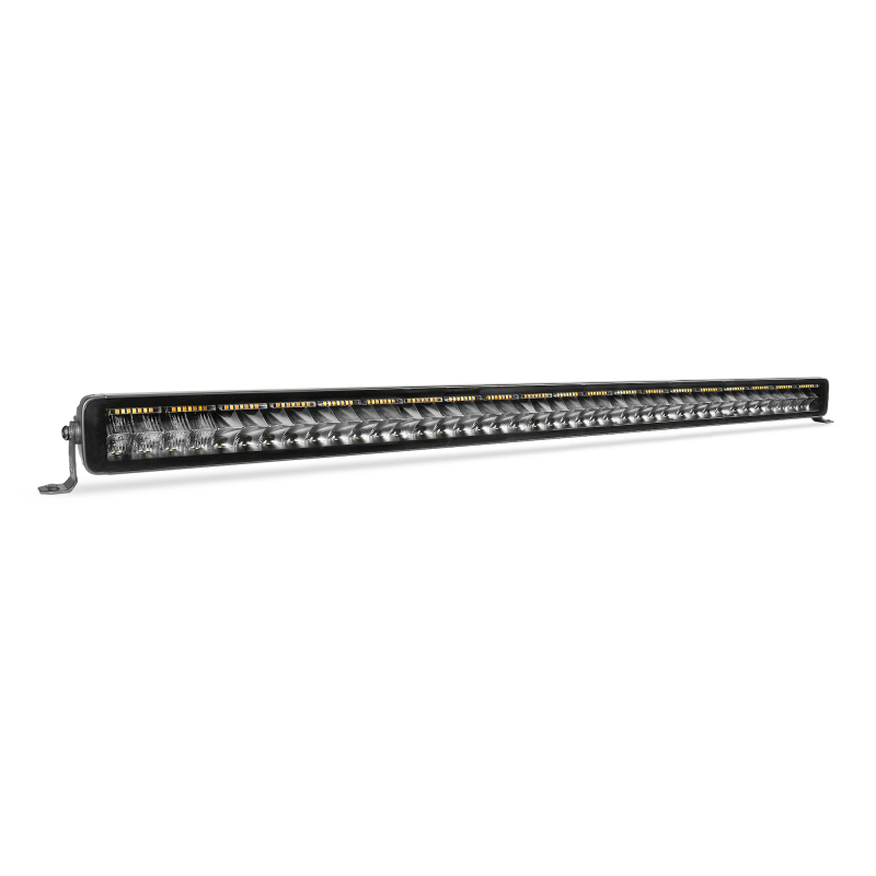 Go Rhino Xplor Blackout Combo Series Dbl Row LED Light Bar w/Amber (Side/Track Mount) 40in. - Blk thumbnail 5