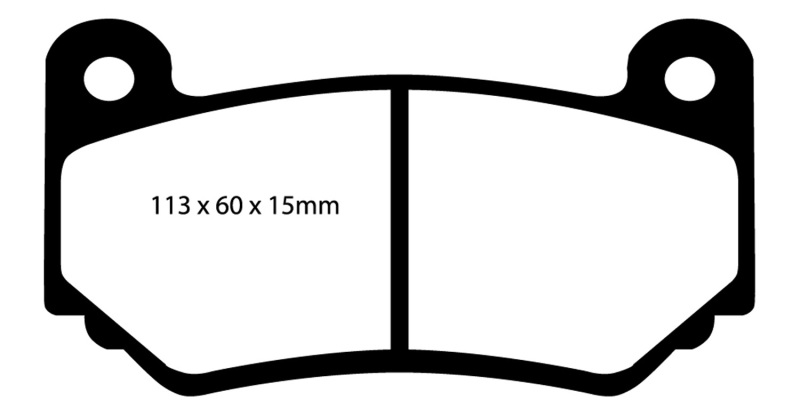 EBC 08-11 Lotus Exige 1.8 Supercharged (240) Greenstuff Front Brake Pads thumbnail 3