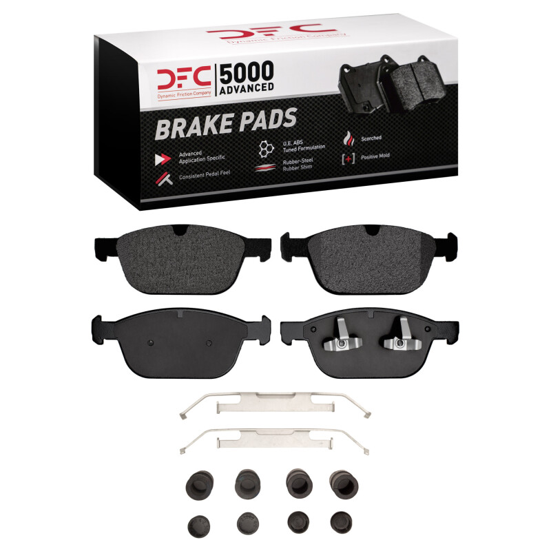 DFC 5000 Advanced Pads - Low-Metallic and Hardware Kit