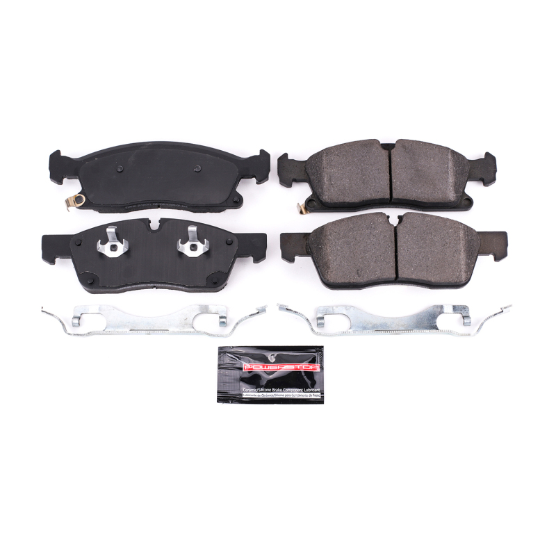Power Stop 17-19 Jeep Grand Cherokee Front Z23 Coated Kit w/Calipers (2x psbL5297, 2x psbAR83076EVC, 1x psbZ23-1904A) thumbnail 6