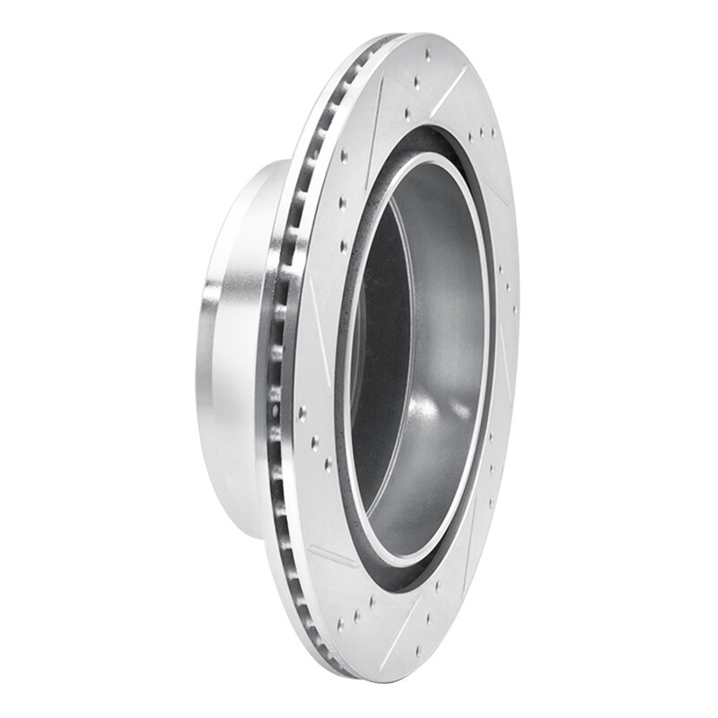 DFC 07-20 Cadillac Escalade Rear Right Drilled & Slotted Silver Brake Rotor thumbnail 5