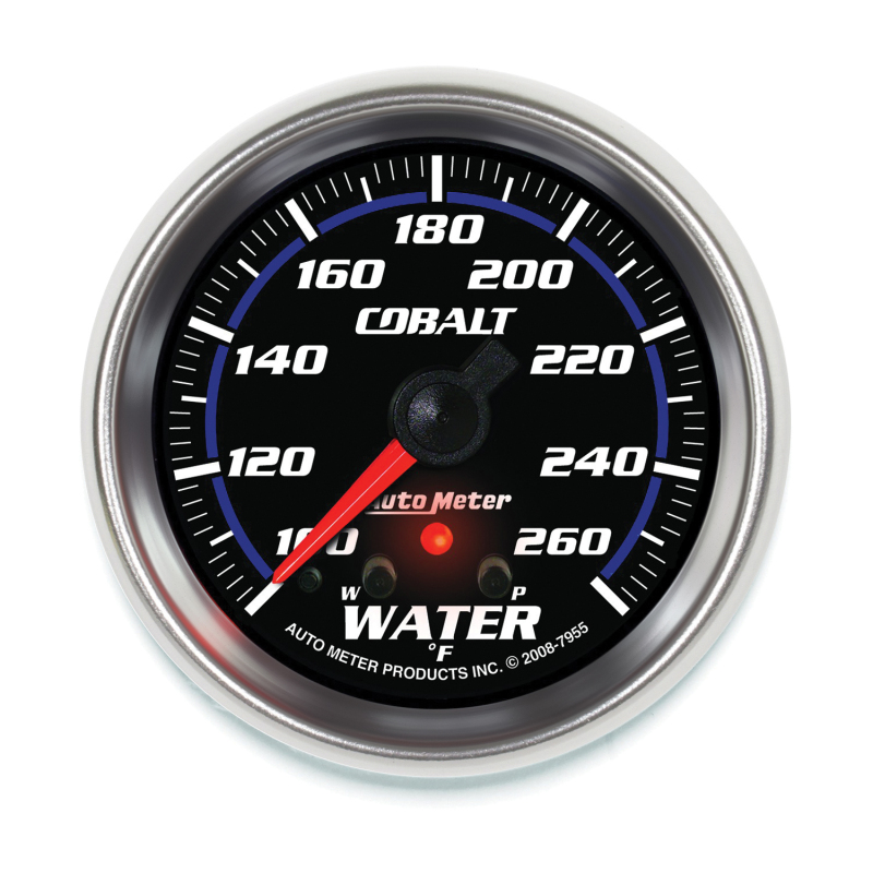 Autometer Cobalt 66.7mm 100-260 Degree F DSM Water Temperature Gauge thumbnail 5