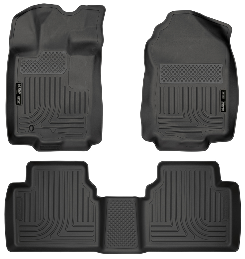 Husky Liners 10-12 Ford Fusion/Lincoln MKZ (FWD) WeatherBeater Combo Black Floor Liners thumbnail 2