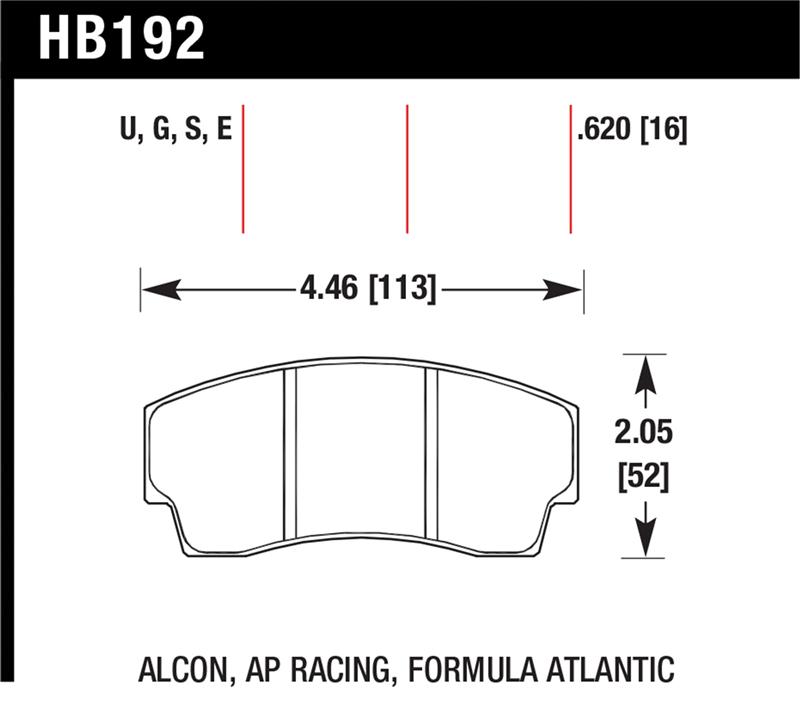 HAWK DTC-70 Brake Pad Sets