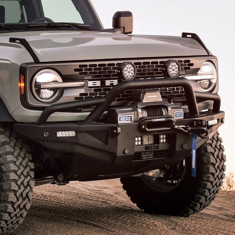 Westin 21-23 Bronco (Excl. Sport) XTS Round Bull Bar - Tex. Blk thumbnail 7