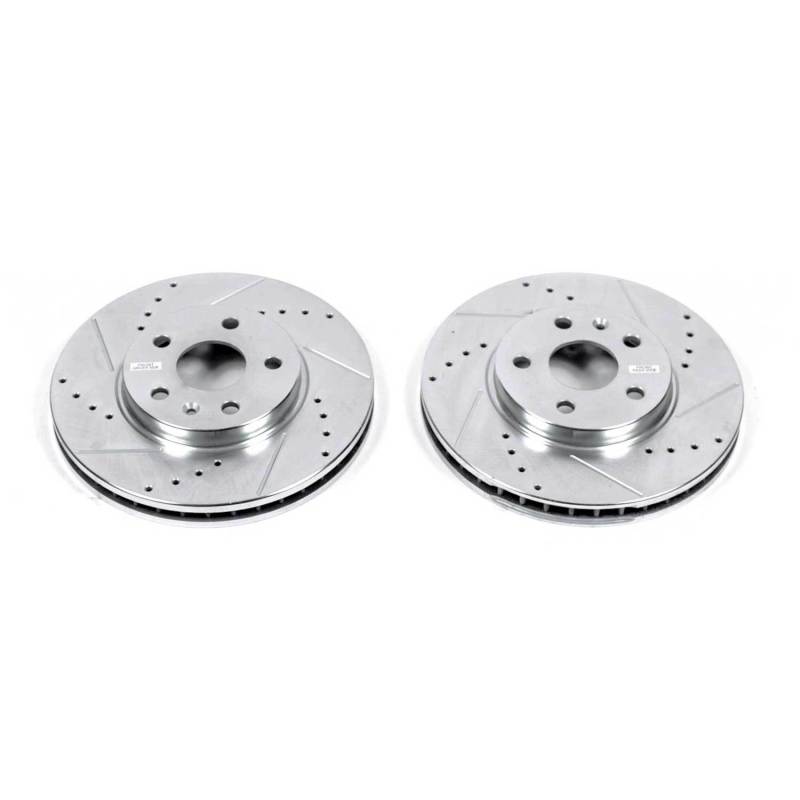 Power Stop 08-14 Cadillac CTS Front Evolution Drilled & Slotted Rotors - Pair thumbnail 3