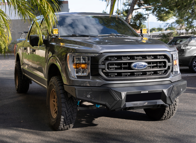 Go Rhino 21-23 Ford F-150 (4dr) Element Front Bumper w/ Fixed Light Bar Mount - Tex. Blk thumbnail 8