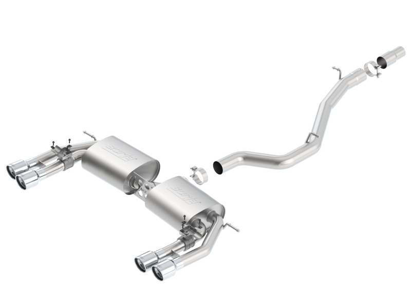Borla 13-15 Audi S3 S-Type Dual Round Rolled Catback Exhaust thumbnail 3