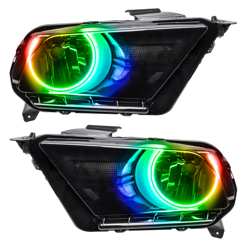Oracle 10-14 Ford Mustang HL (Non-HID) - ColorSHIFT w/ 2.0 Controller thumbnail 2
